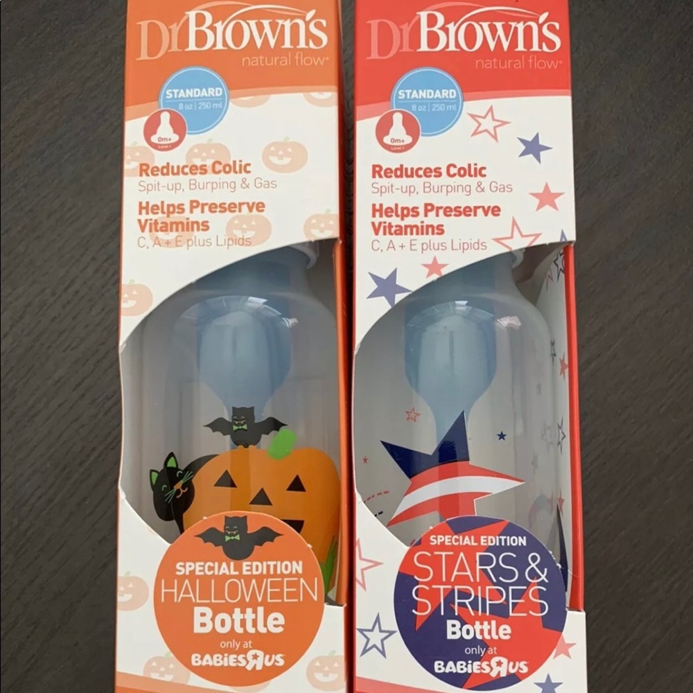 Stars&Stripes +Halloween LTD ED Dr. Browns Bottles